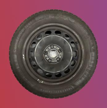 Preview: Continental Sommerreifen auf Stahlfelgen SKODA OCTAVIA - 205/55R16 - 4 Stück